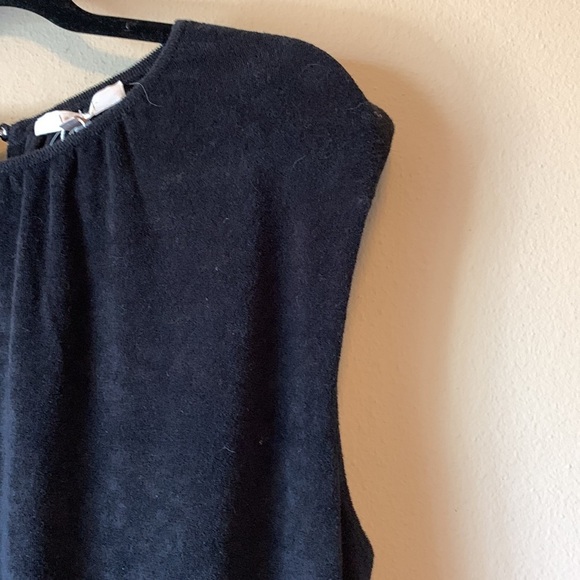 Wayf Hayden Womens Terry Sleeveless Knit Jumpsuit Black Padded Shoulder XL NWOT - Picture 10 of 15